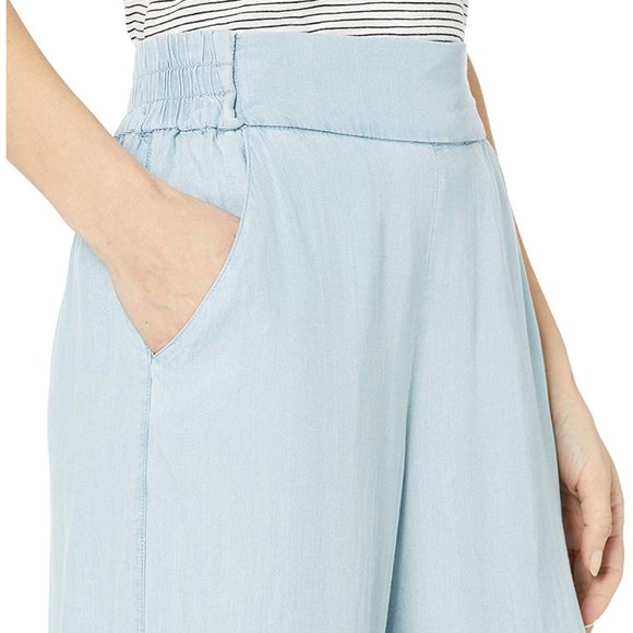 TRIBAL JEANS Chambray Wide Leg Crop Pants XL NWT - Picture 11 of 11
